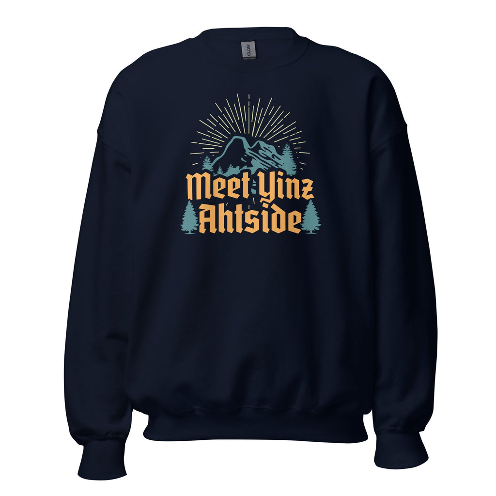 Meet Yinz Ahtside | Crewneck Sweatshirt product image 2