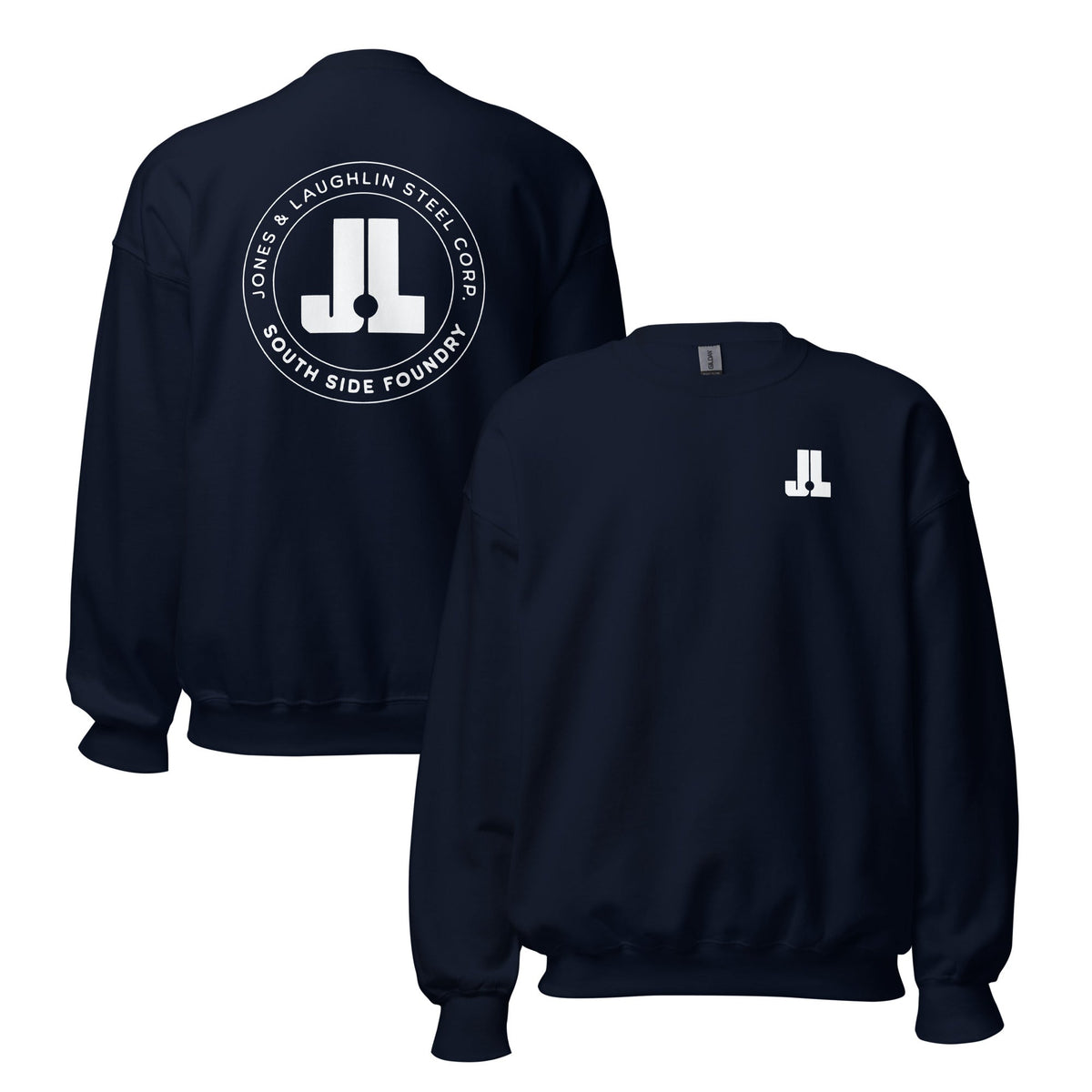 J and L Steel - South Side Foundry - Front/Back | Crewneck product image 4