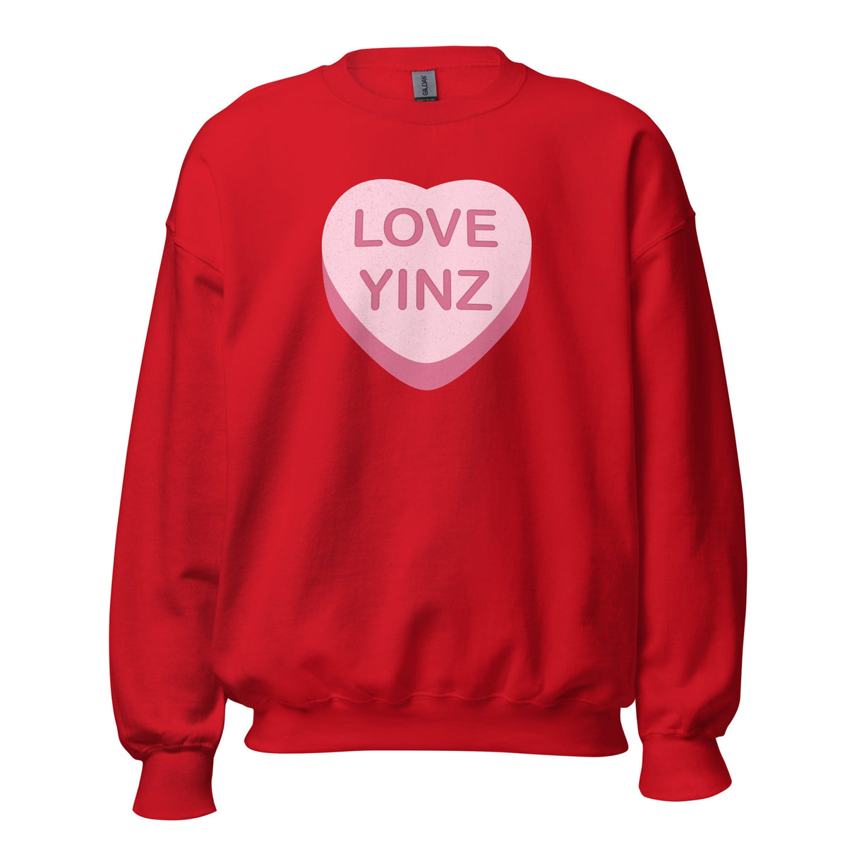 Love Yinz - Conversation Heart | Crewneck Sweatshirt product image 1