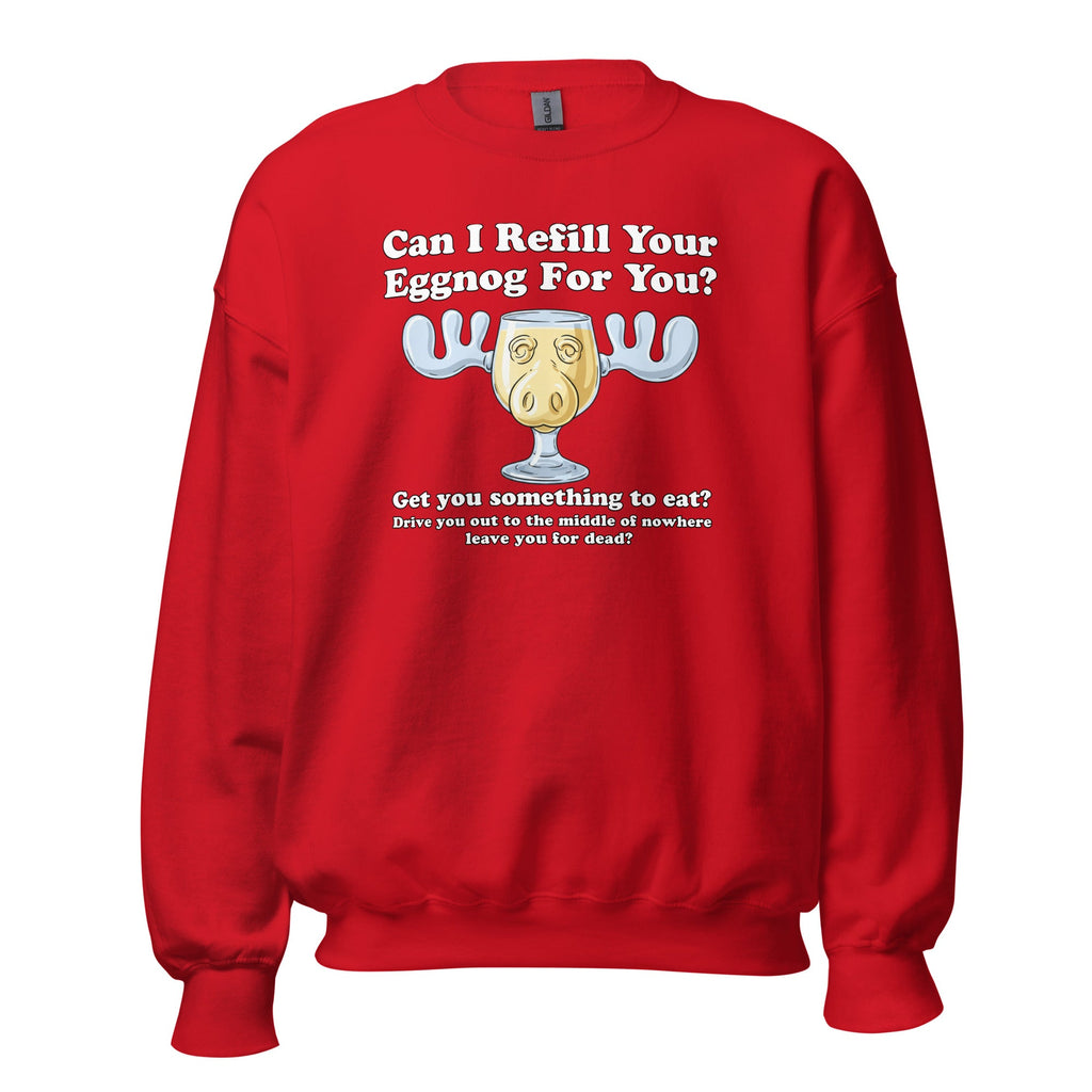 Can I Refill Your Eggnog for You? | Crewneck Sweatshirt product image 1