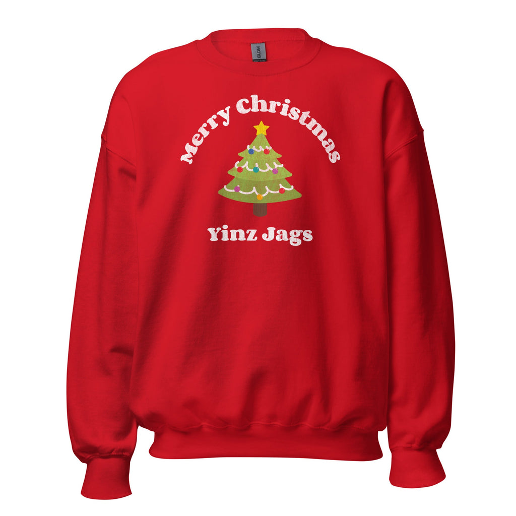 Merry Christmas Yinz Jags | Crewneck Sweatshirt product image 4