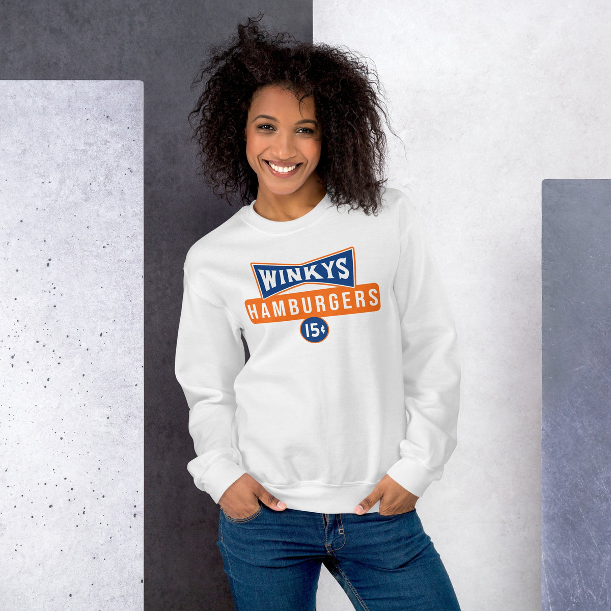 Winky's 15 Cent Hamburgers | Crewneck Sweatshirt product image 3