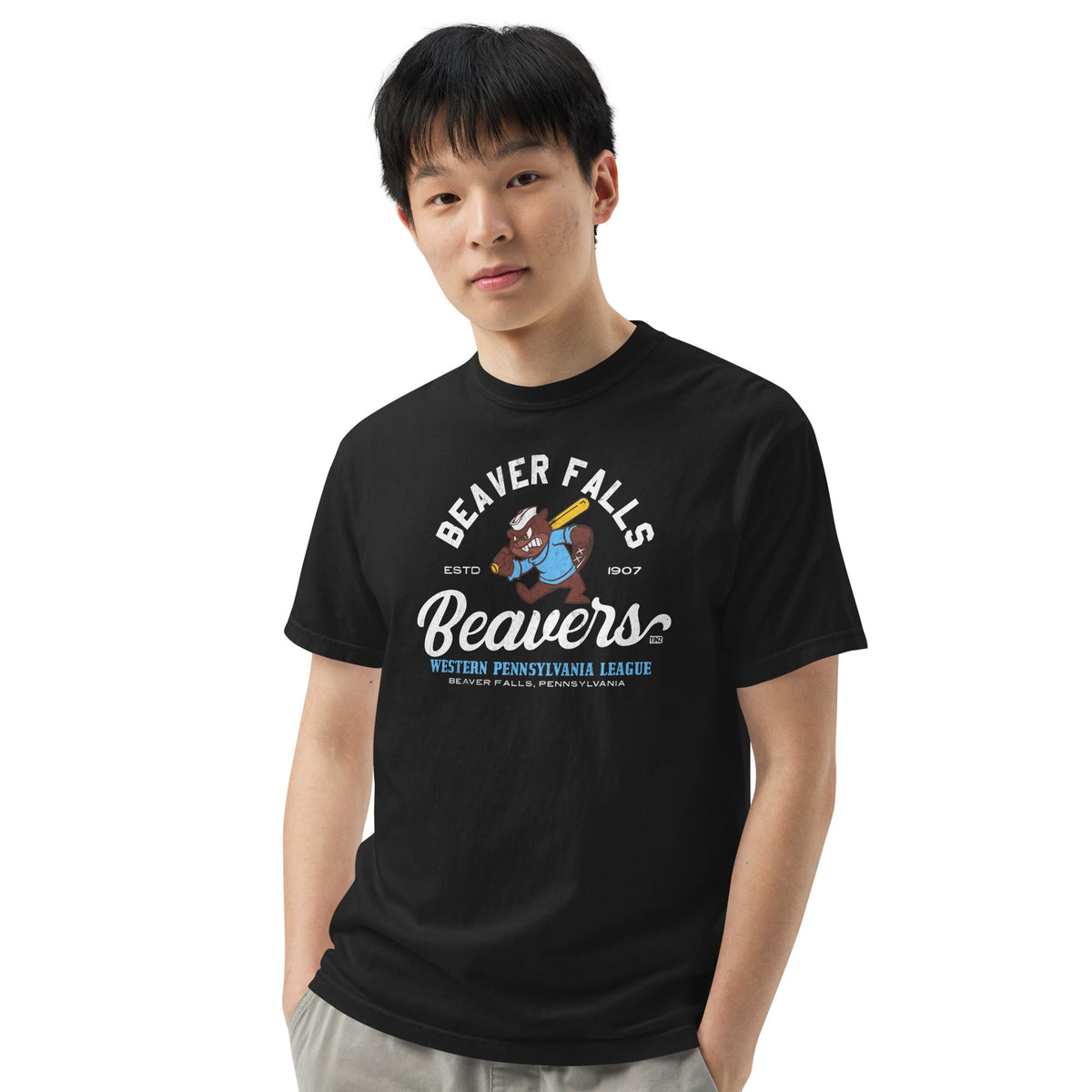 Beaver Falls Baseball 1907 | Comfort Colors Tee product image 2