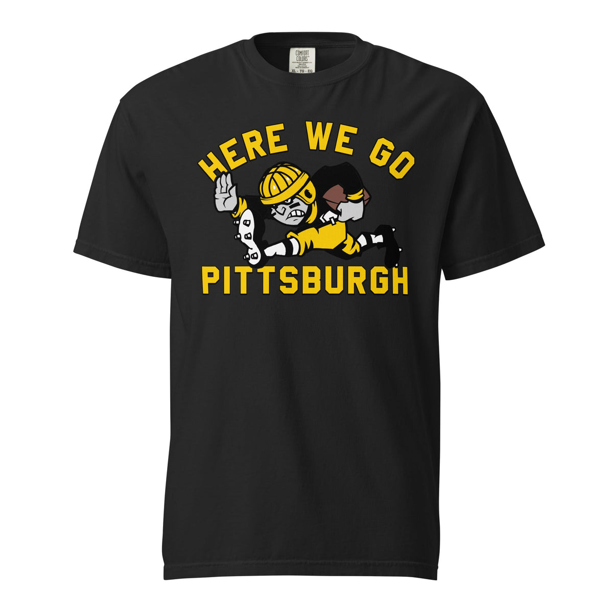 Here We Go Pittsburgh - Old School Football | Comfort product image 1