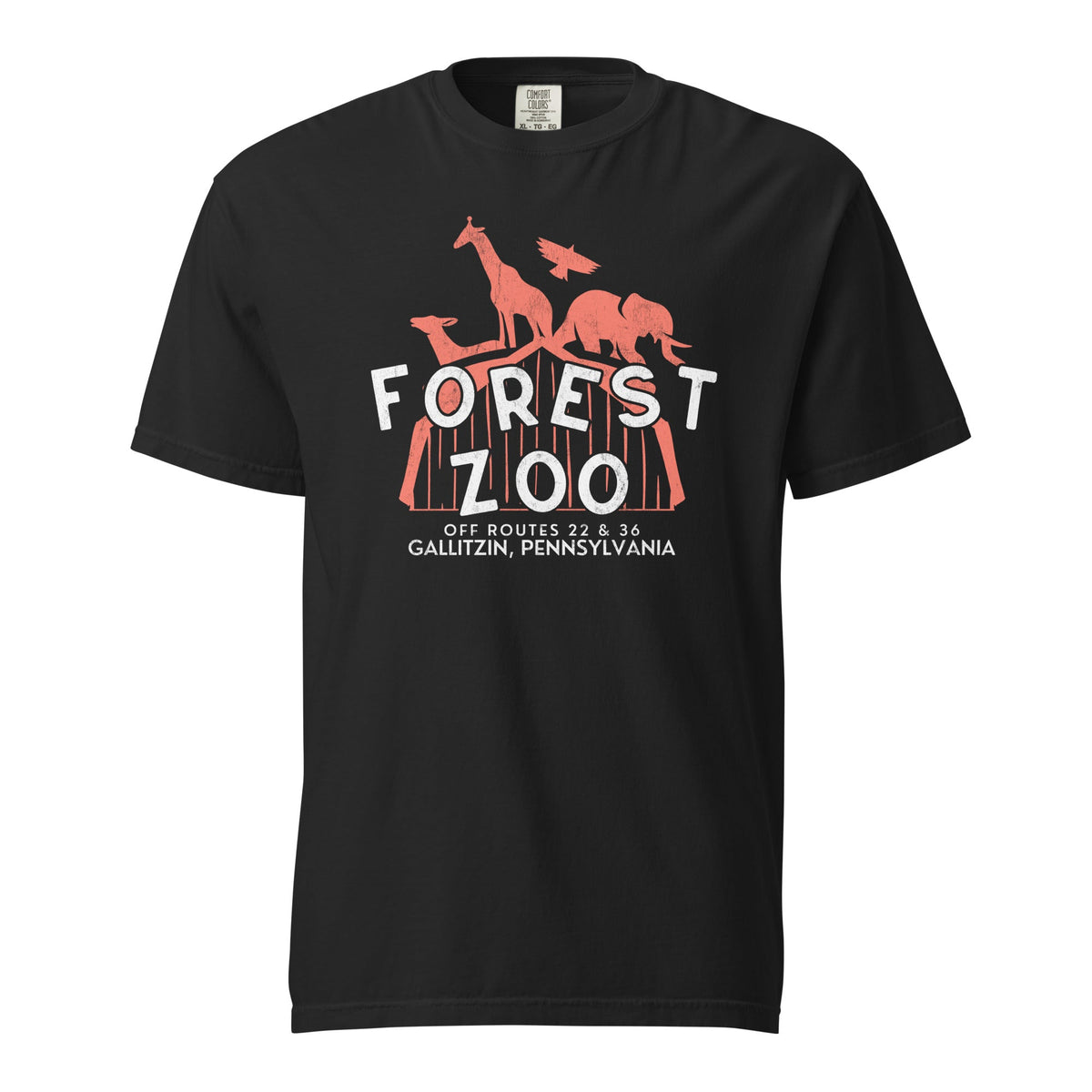 Forest Zoo - Gallitzin, PA | Comfort Colors Tee product image 1