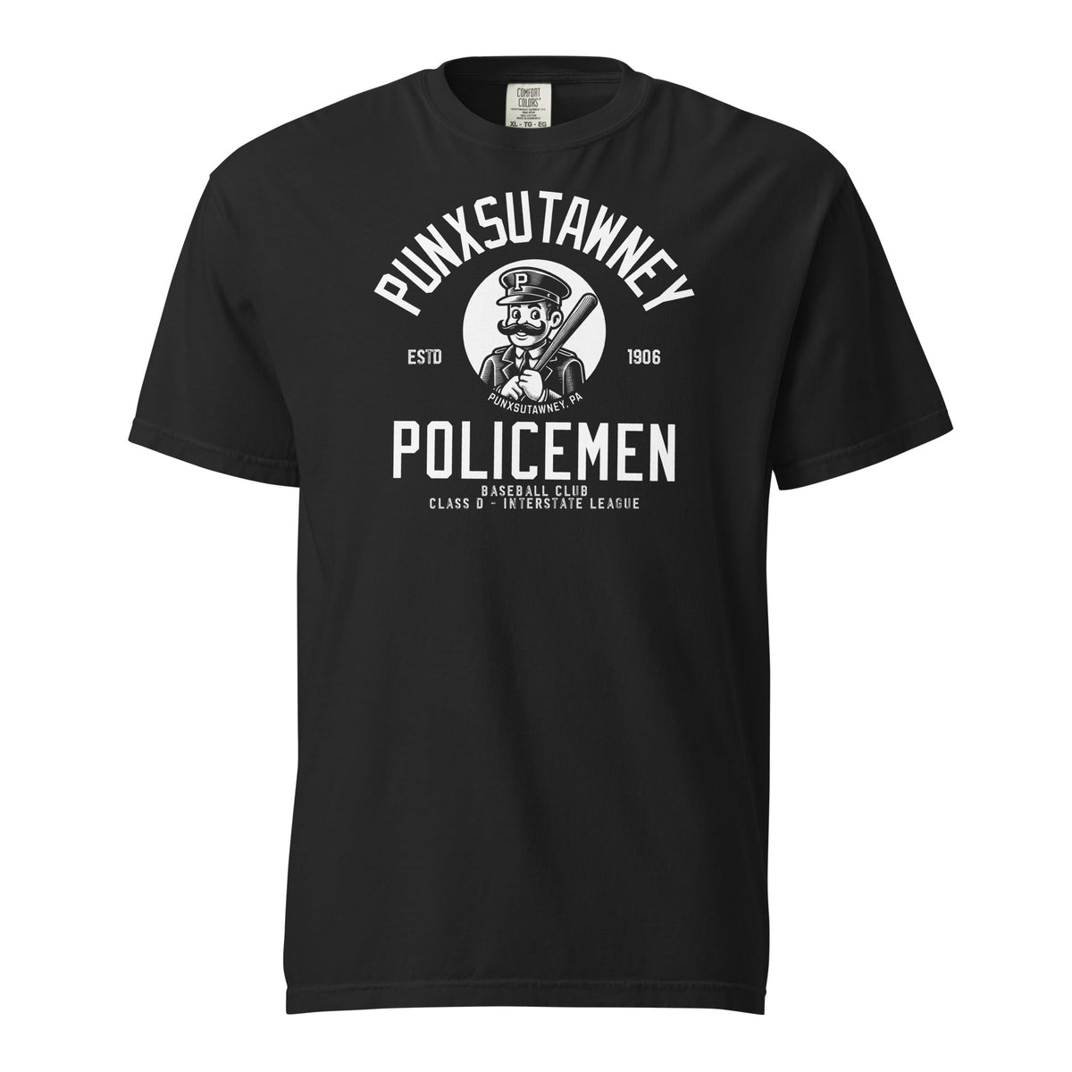 Punxsutawney Policemen Baseball 1906 | Comfort Colors Tee product image 1