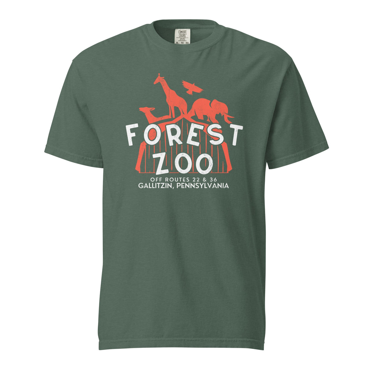 Forest Zoo - Gallitzin, PA | Comfort Colors Tee product image 5