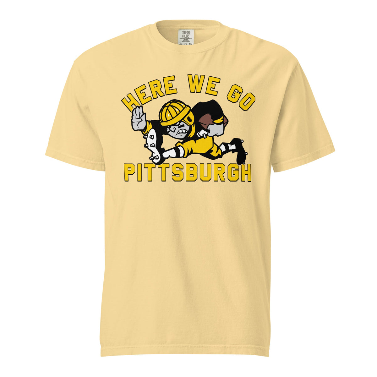 Here We Go Pittsburgh - Old School Football | Comfort product image 4