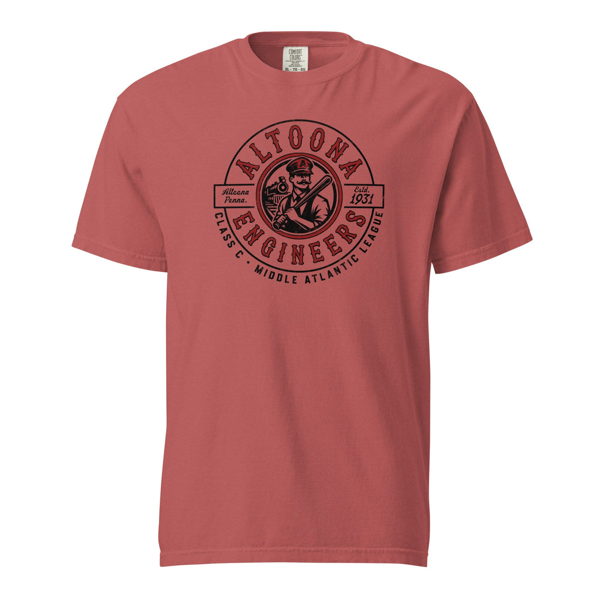 Altoona Engineers Baseball 1931 | Comfort Colors Tee product image 5