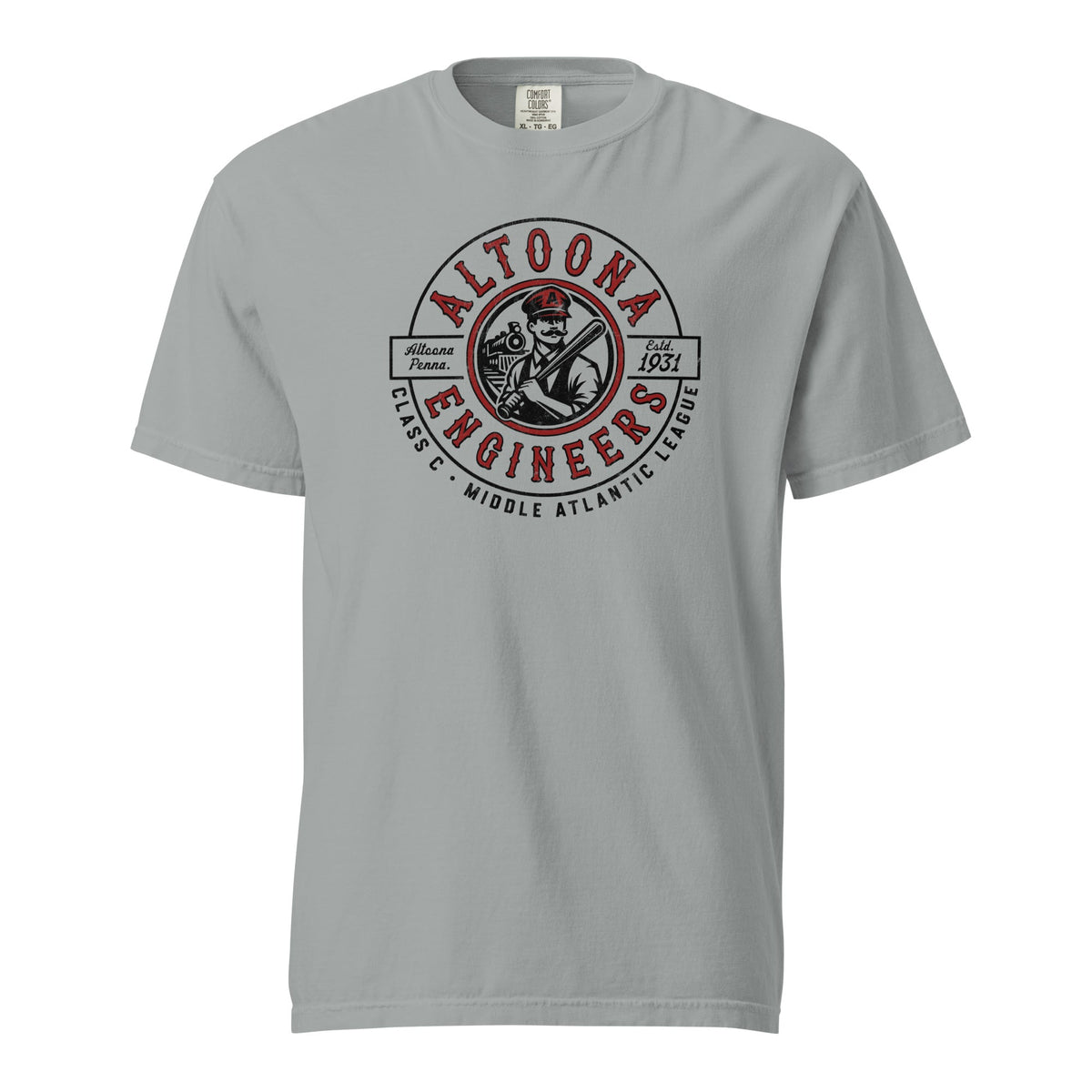 Altoona Engineers Baseball 1931 | Comfort Colors Tee product image 1