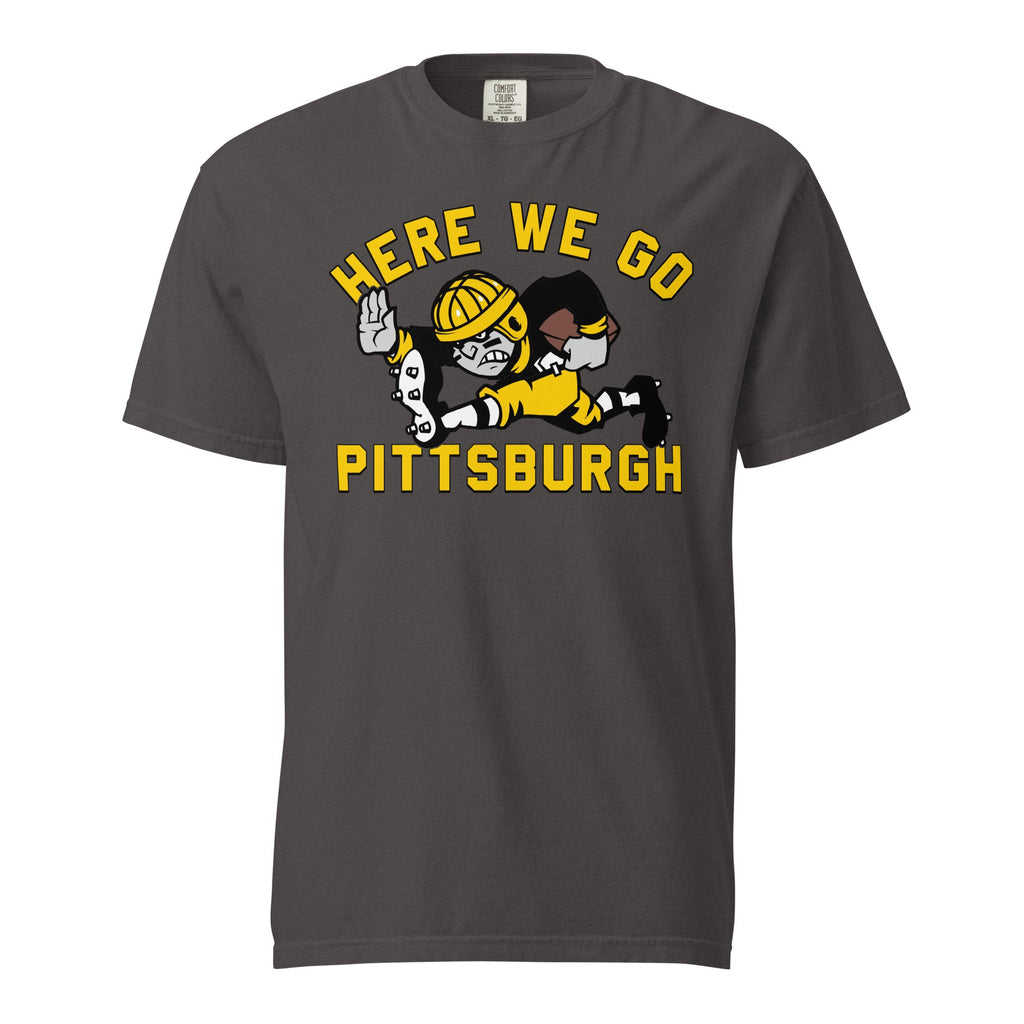 Here We Go Pittsburgh - Old School Football | Comfort product image 3