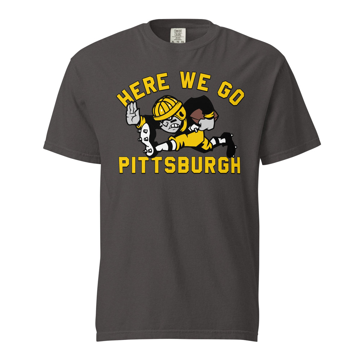 Here We Go Pittsburgh - Old School Football | Comfort product image 3