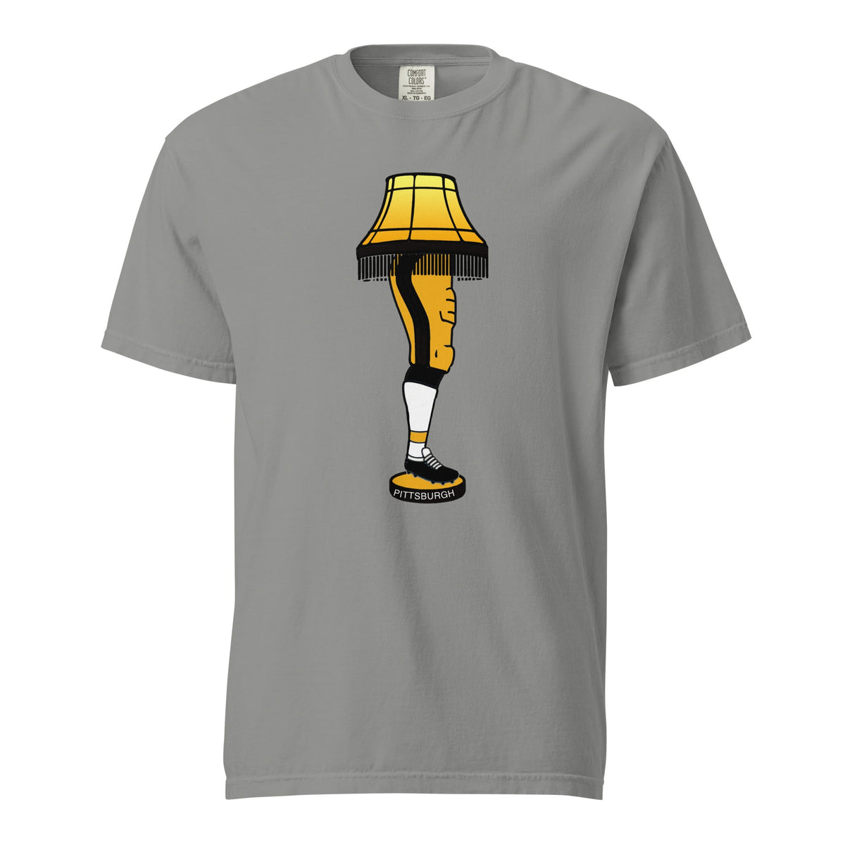 Pittsburgh Football Leg Lamp | Comfort Colors Tee product image 2