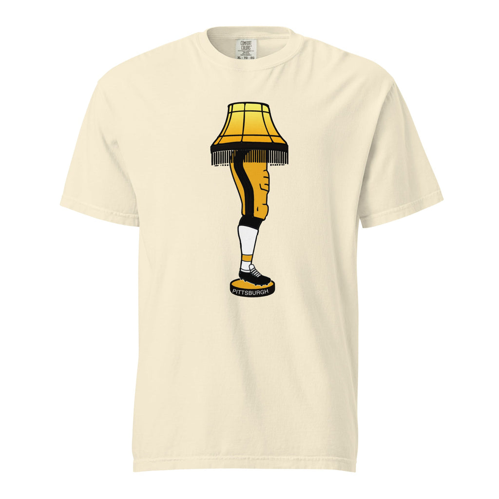 Pittsburgh Football Leg Lamp | Comfort Colors Tee product image 3