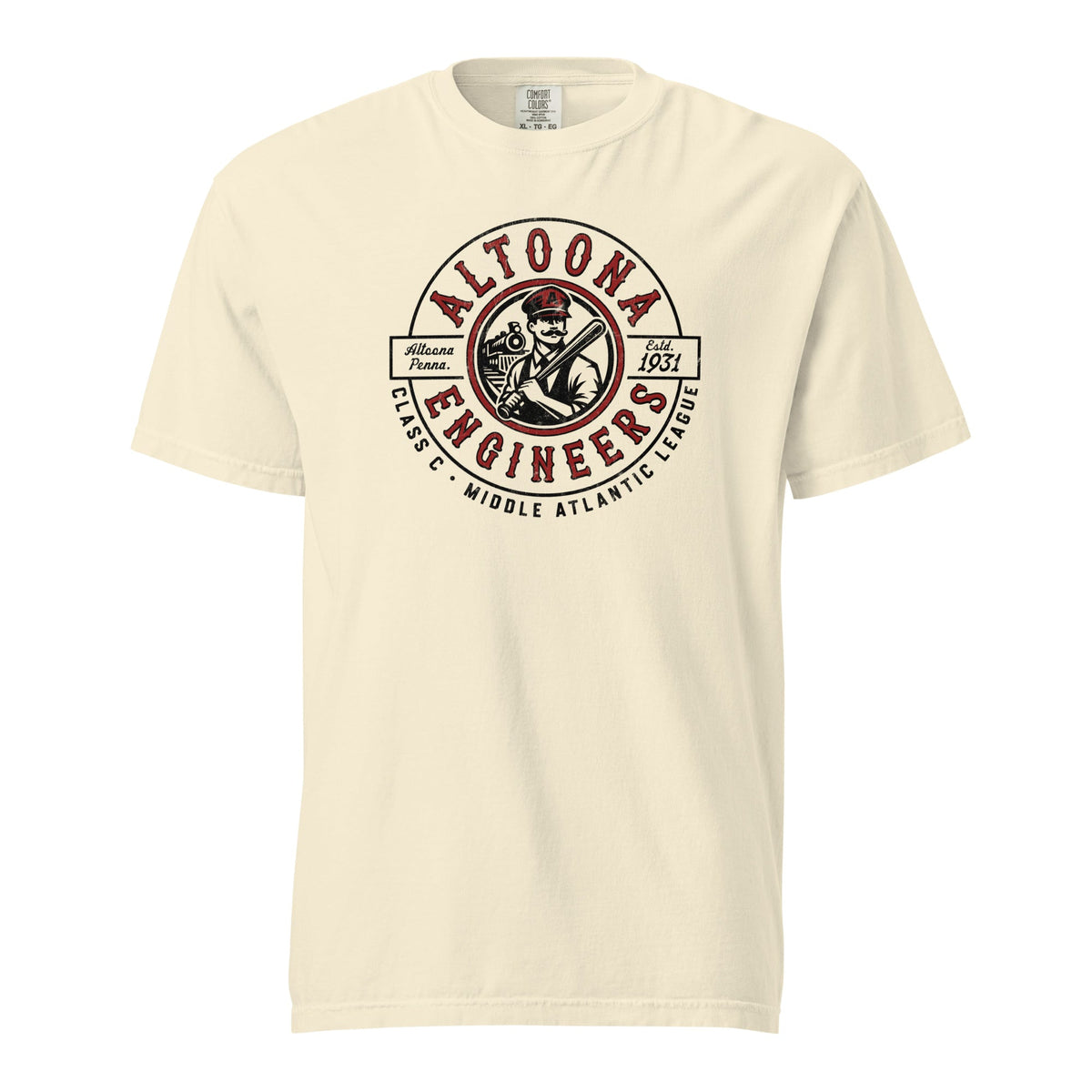 Altoona Engineers Baseball 1931 | Comfort Colors Tee product image 4