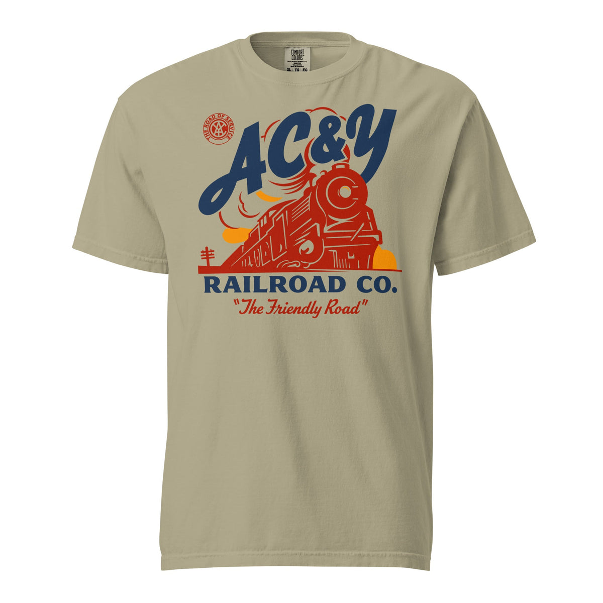 AC and Y Railroad Co | Comfort Colors Tee product image 3