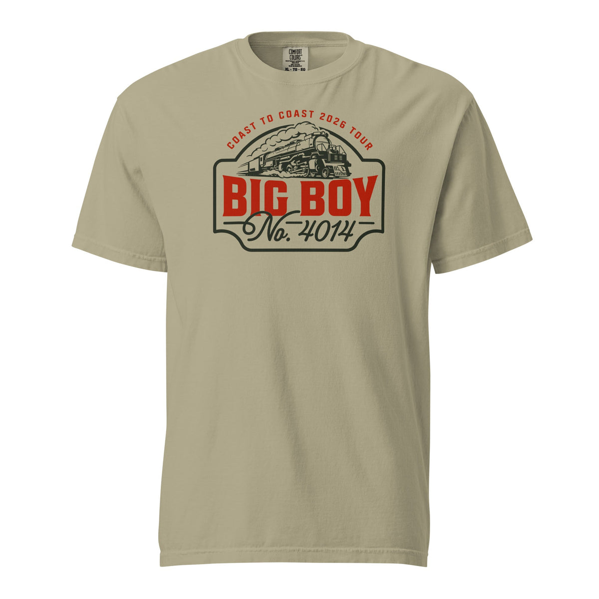 Big Boy No. 4014 - 2026 Tour | Comfort Colors Tee product image 4