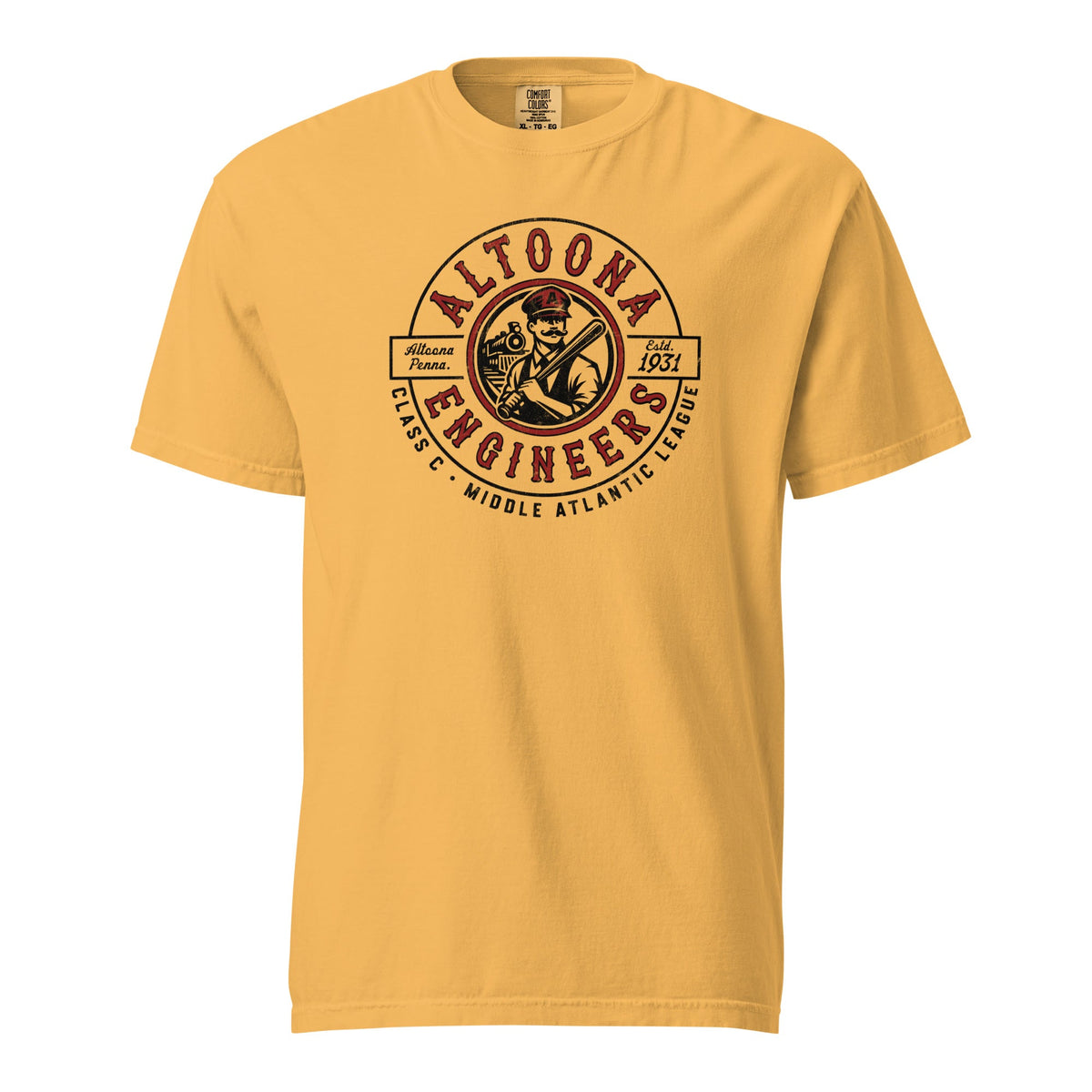 Altoona Engineers Baseball 1931 | Comfort Colors Tee product image 6