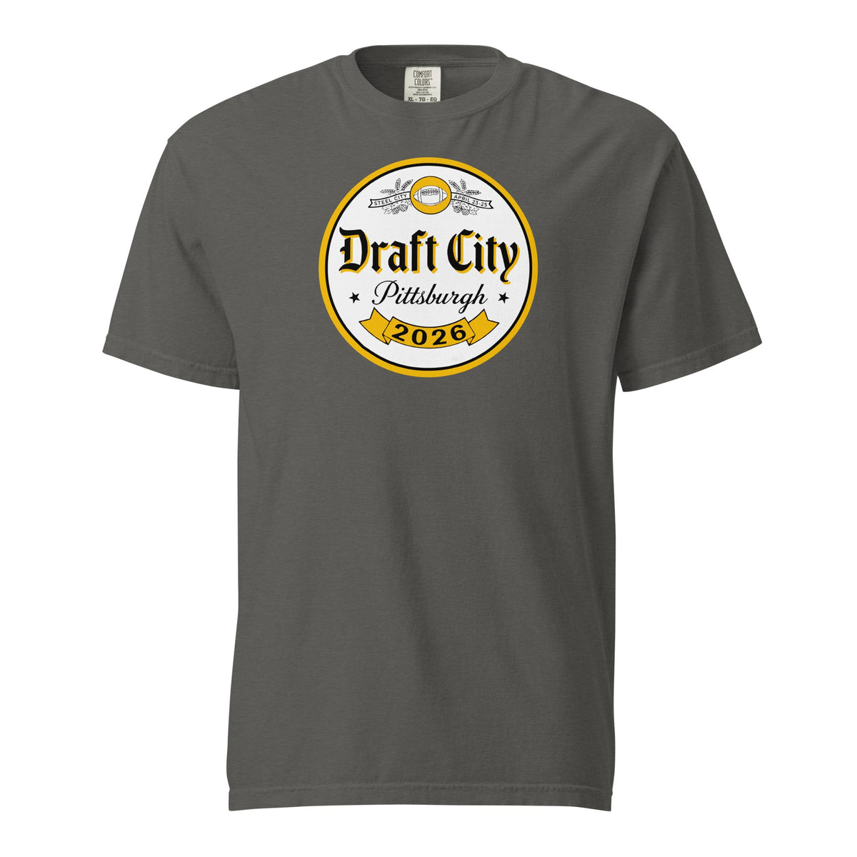 Draft City Pittsburgh 2026 | Comfort Colors Tee product image 3