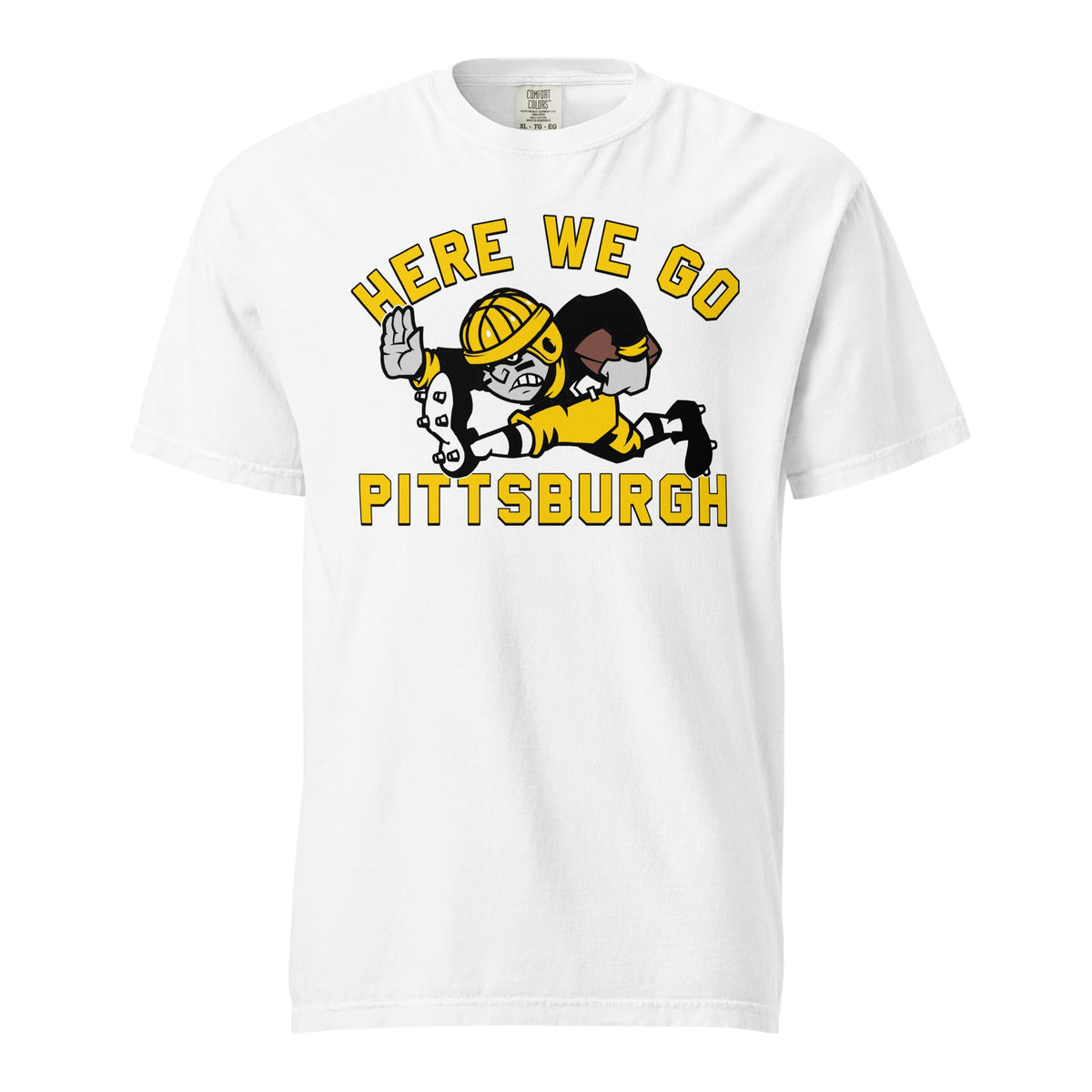 Here We Go Pittsburgh - Old School Football | Comfort product image 5