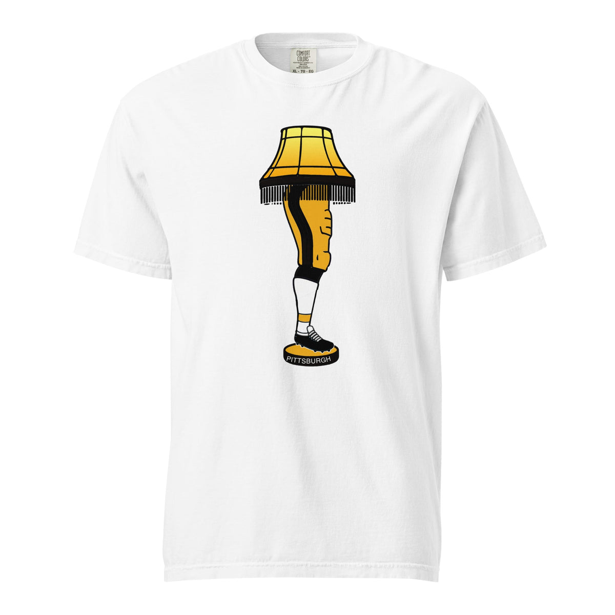 Pittsburgh Football Leg Lamp | Comfort Colors Tee product image 1