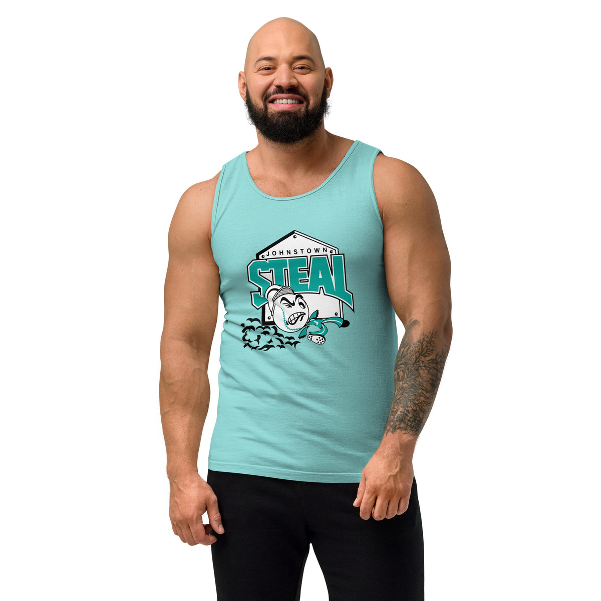 Johnstown Steal Baseball | Comfort Colors Tee tank top product image 2
