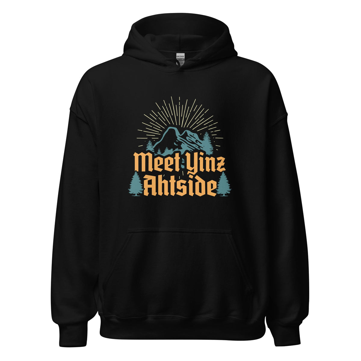 Meet Yinz Ahtside | Hoodie product image 3