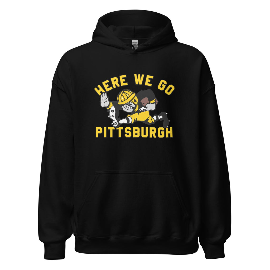 Here We Go Pittsburgh - Old School Football | Hoodie product image 4