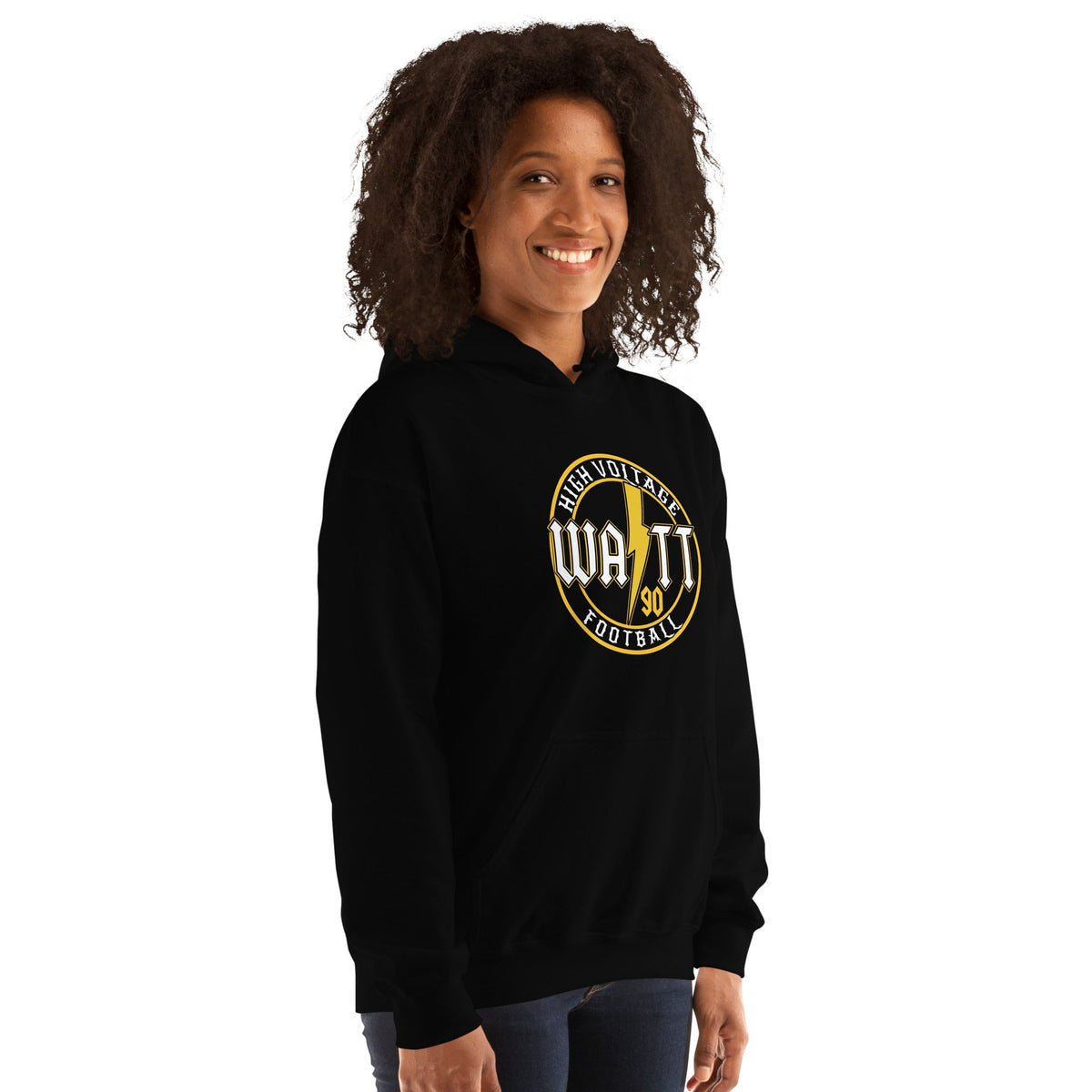 Watt - High Voltage Football | Hoodie product image 3