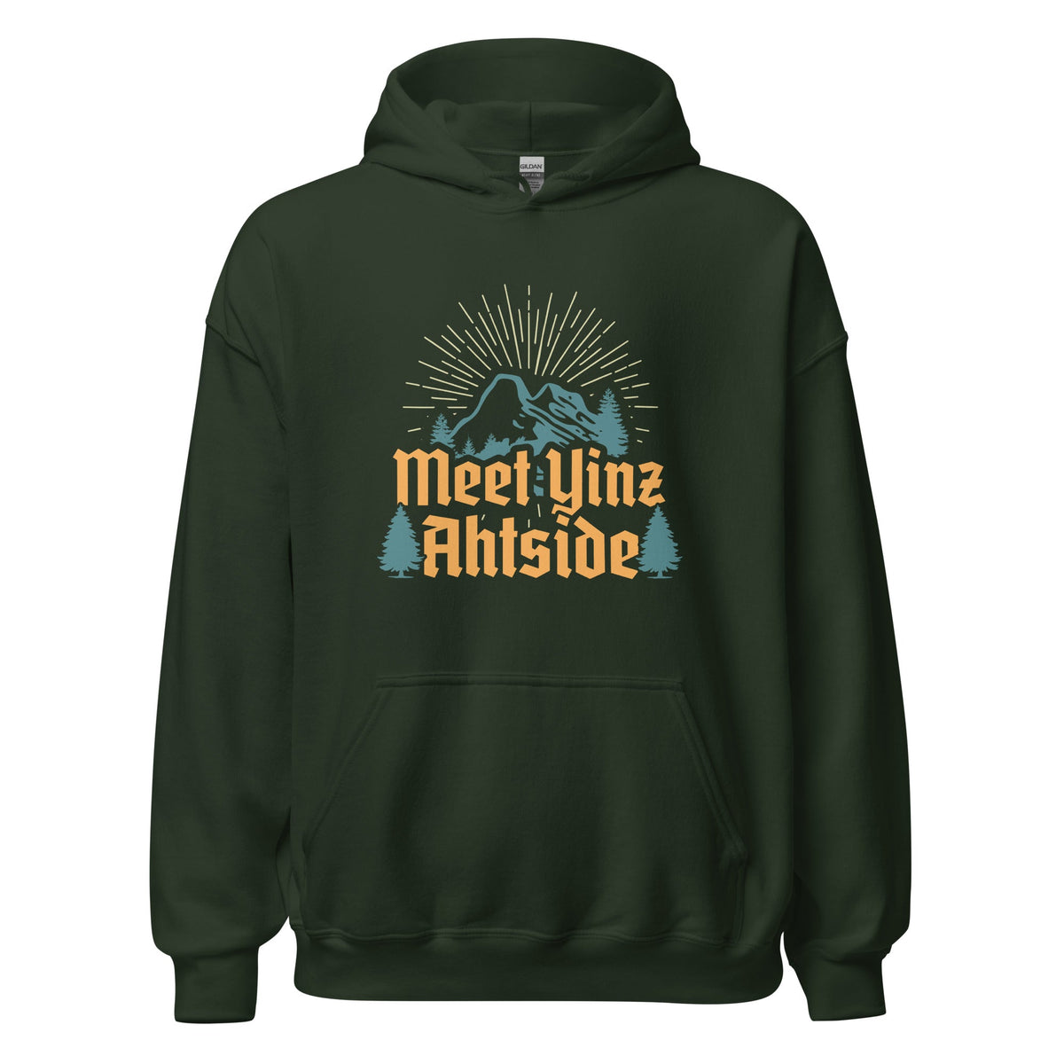 Meet Yinz Ahtside | Hoodie product image 7