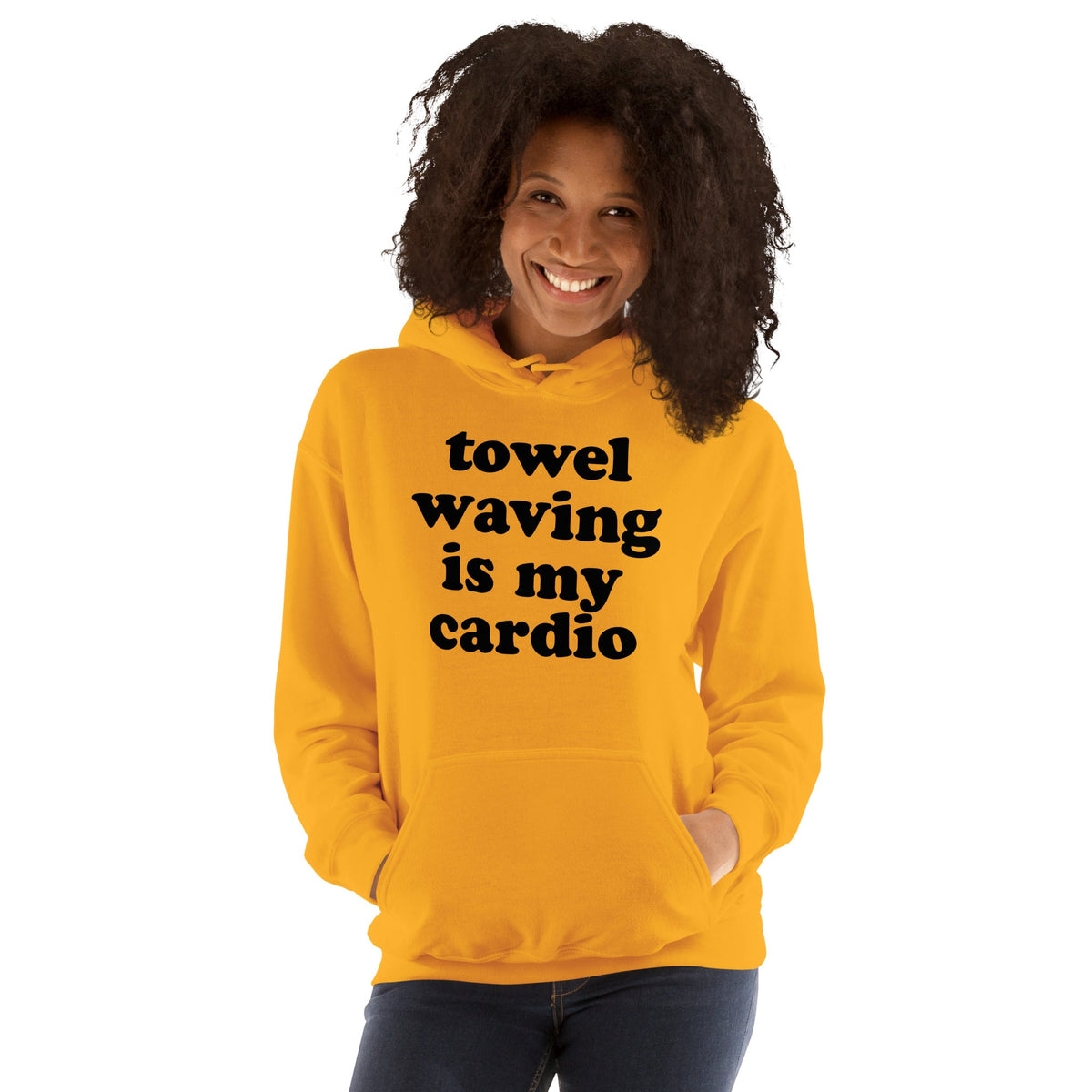 Towel Waving is My Cardio | Hoodie product image 2