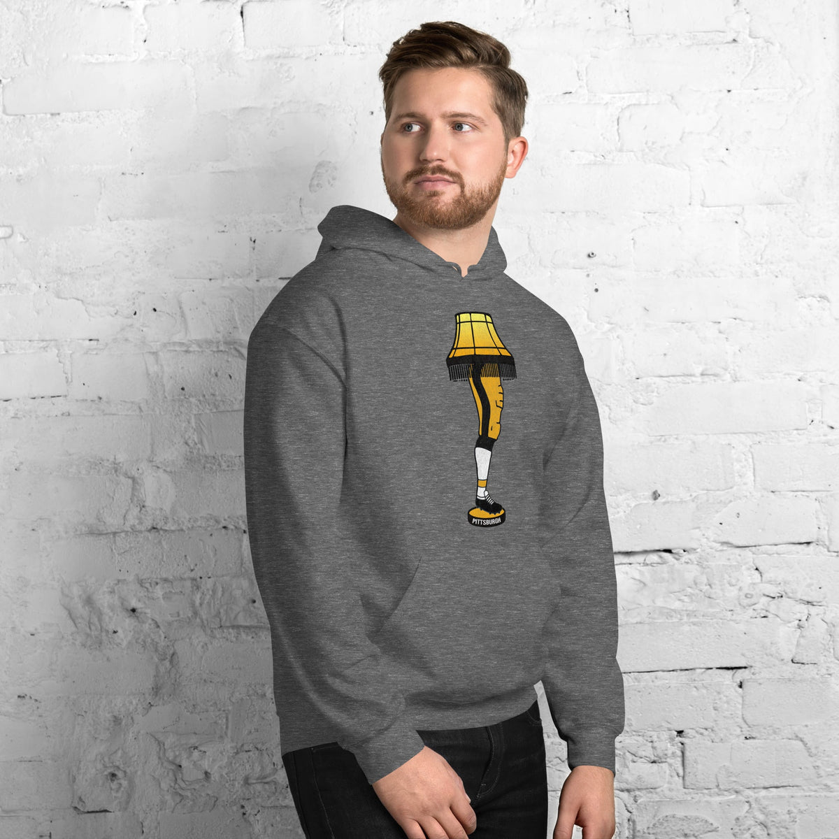 Pittsburgh Football Leg Lamp | Hoodie product image 2