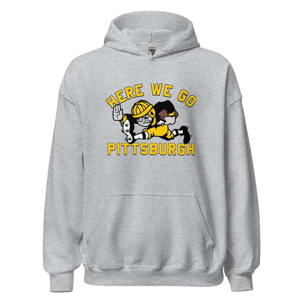 Here We Go Pittsburgh - Old School Football | Hoodie product image 5