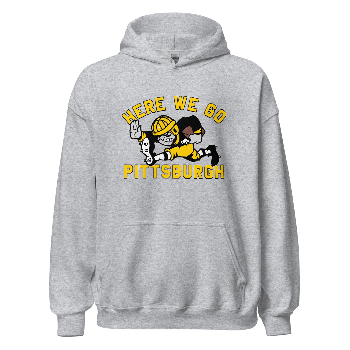Here We Go Pittsburgh - Old School Football | Hoodie product image 5