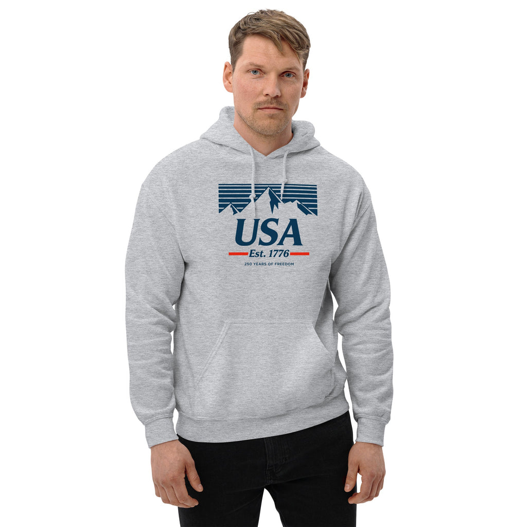 USA Mountains - 250 Years of Freedom | Hoodie product image 4