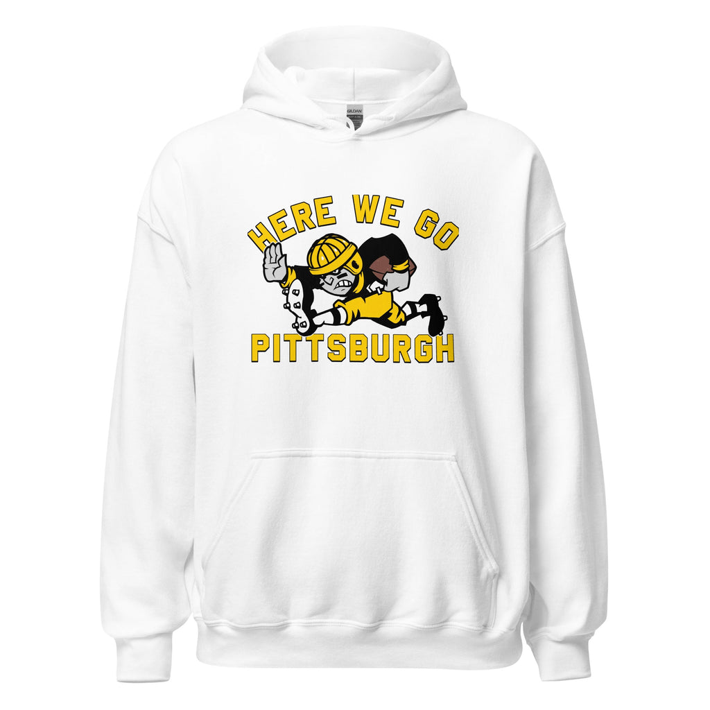 Here We Go Pittsburgh - Old School Football | Hoodie product image 3