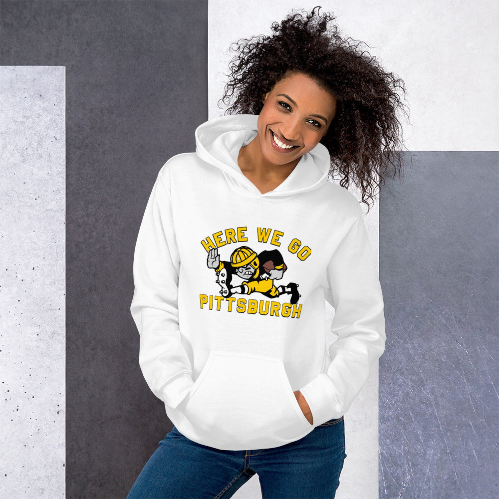 Here We Go Pittsburgh - Old School Football | Hoodie product image 2