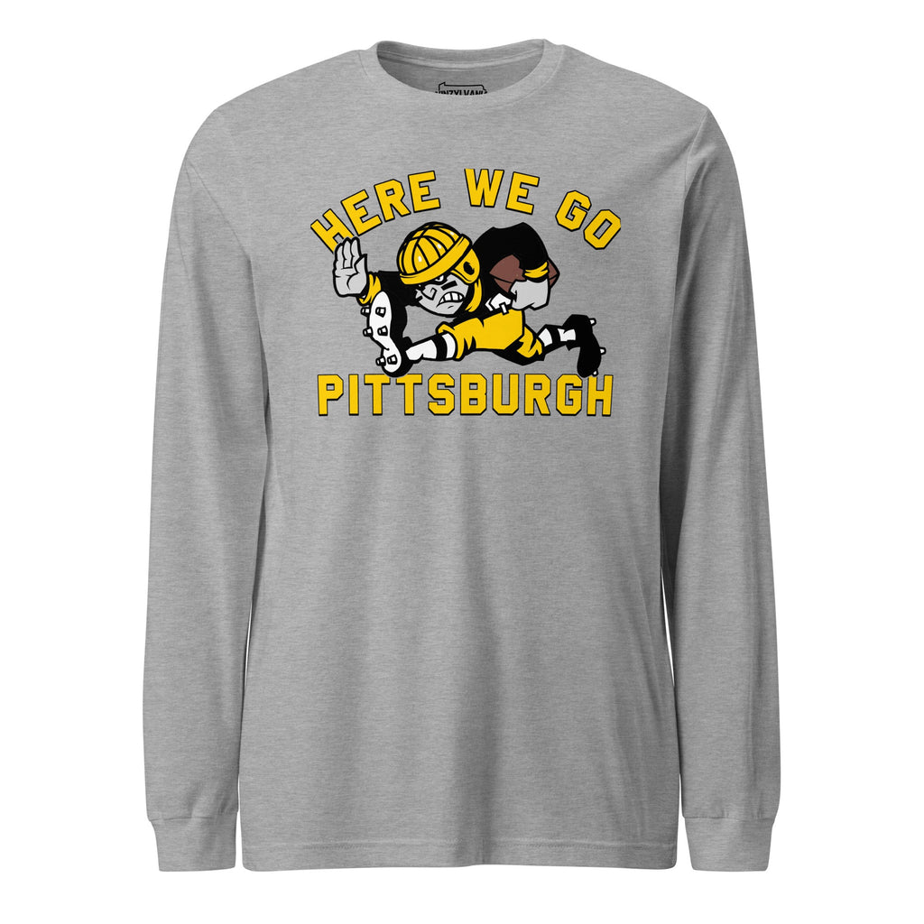 Here We Go Pittsburgh - Old School Football | Long Sleeve product image 5