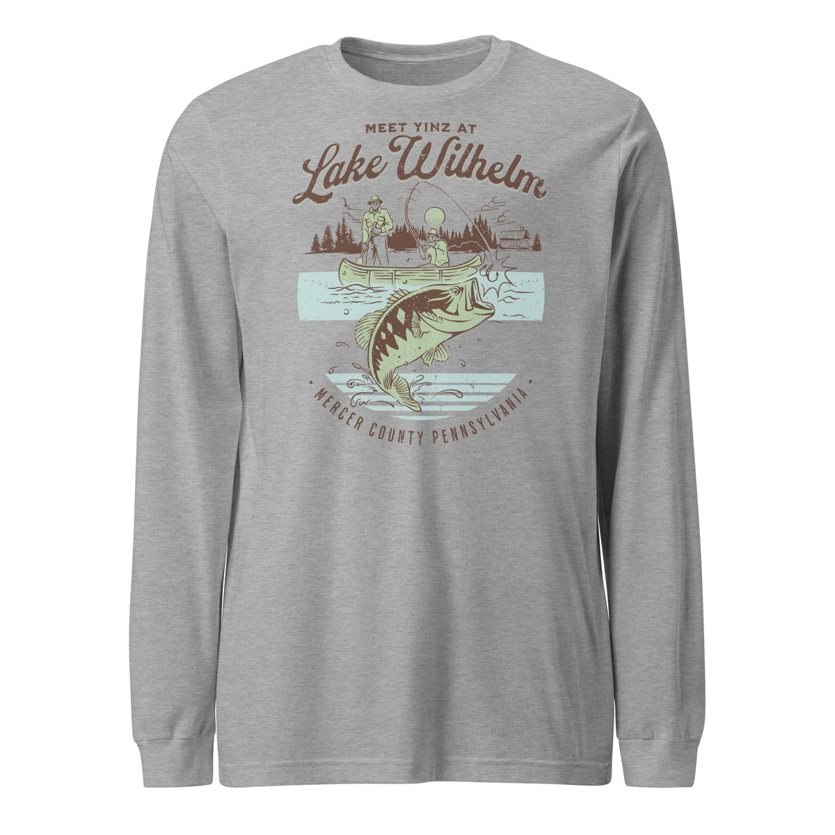 Meet Yinz at Lake Wilhelm | Long Sleeve Tee product image 3