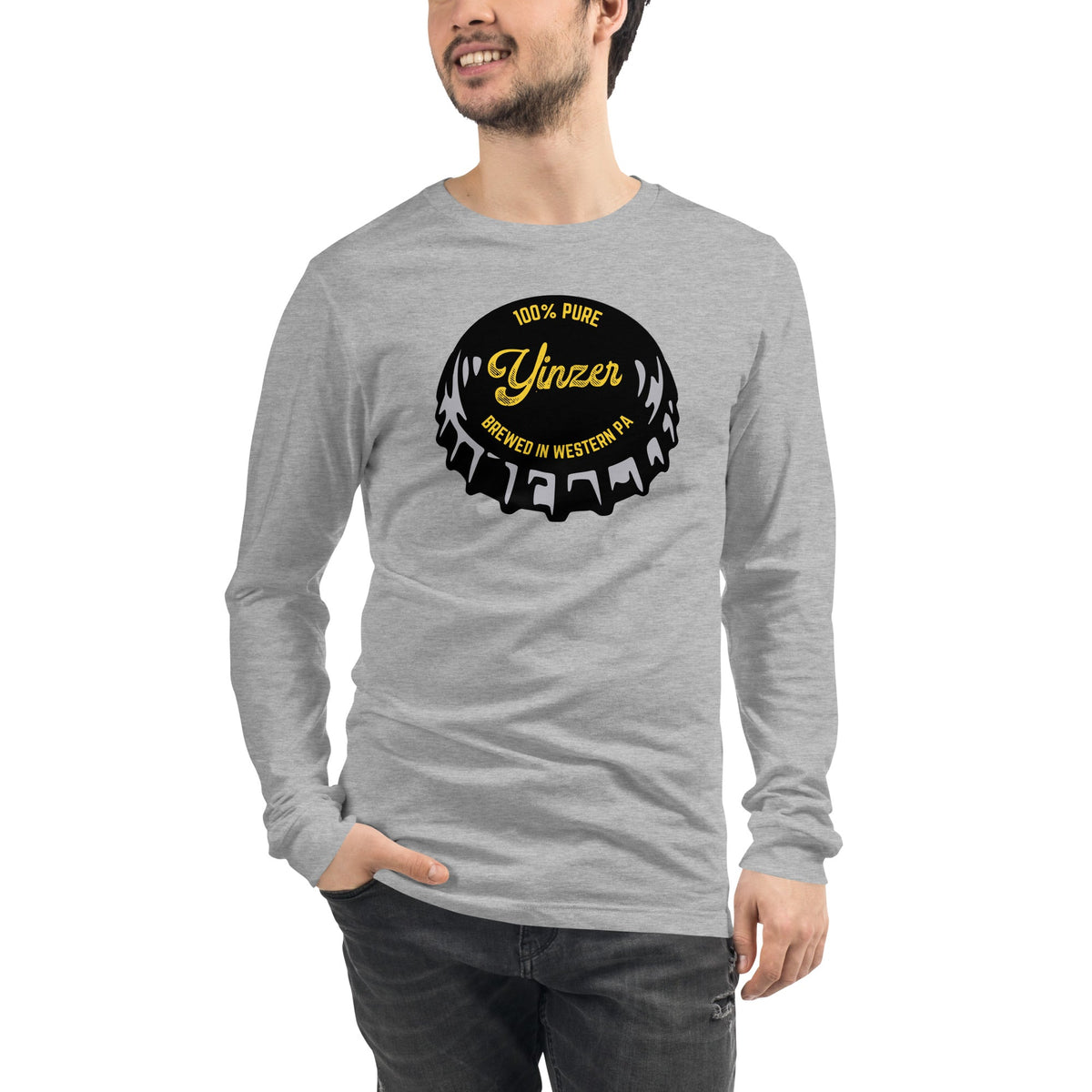 Yinzer Beer Cap | Long Sleeve Tee