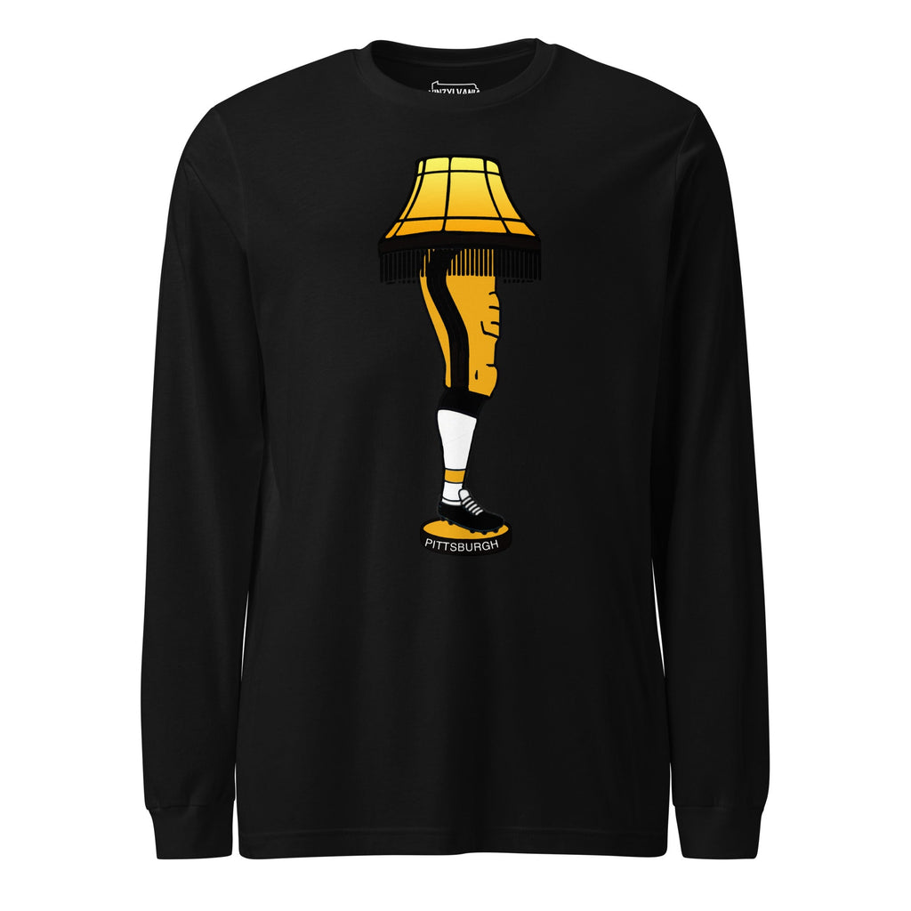 Pittsburgh Football Leg Lamp | Long Sleeve Tee product image 2