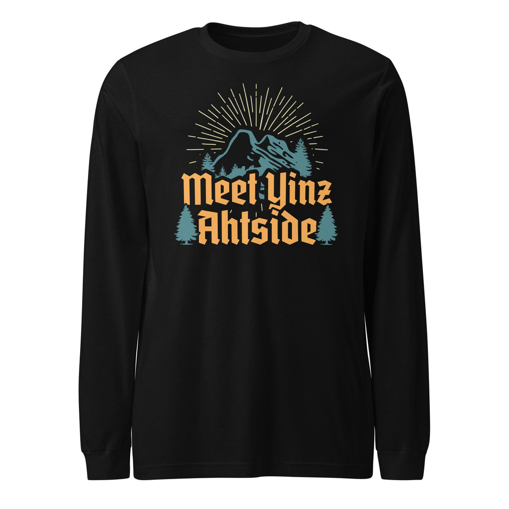Meet Yinz Ahtside | Long Sleeve Tee product image 3