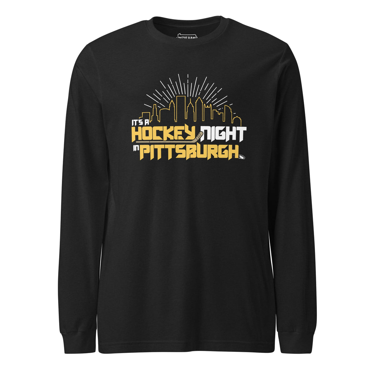 It's a Hockey Night in Pittsburgh | Long Sleeve Tee product image 3