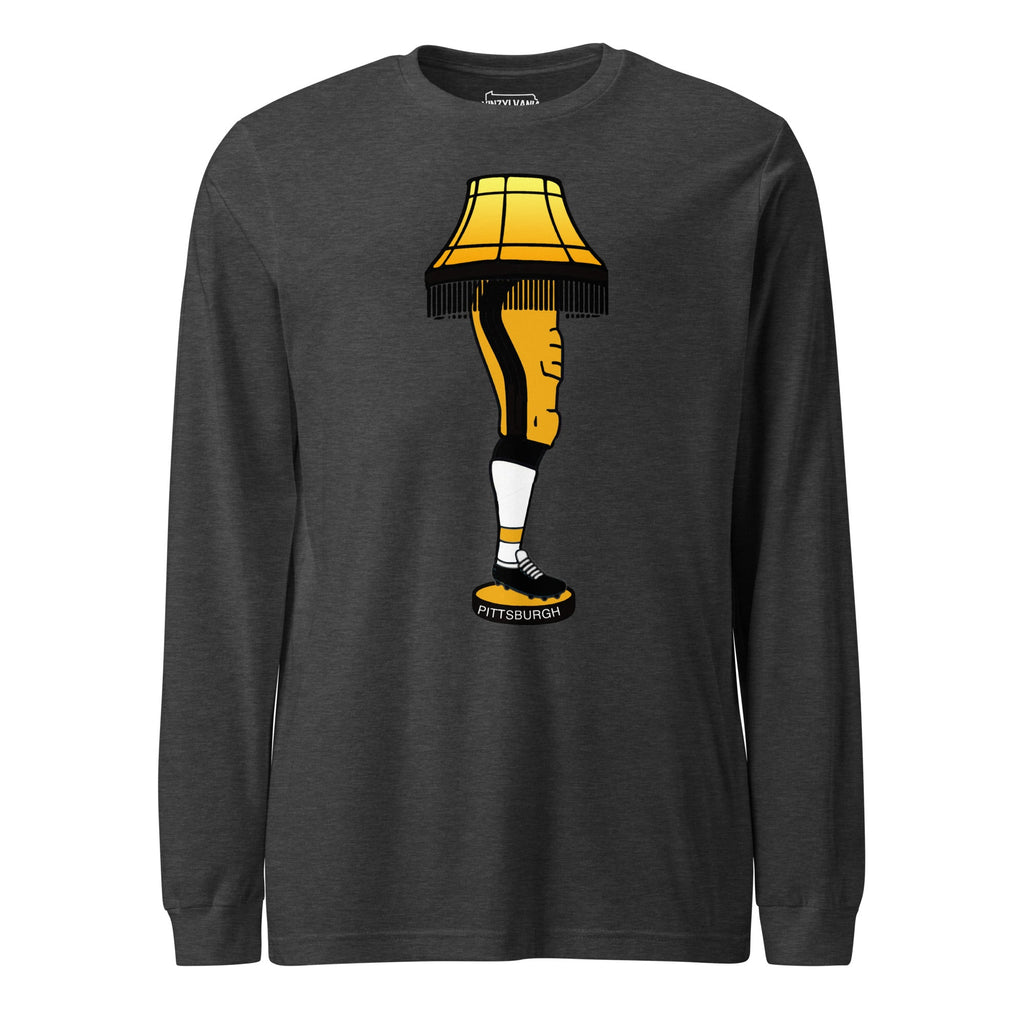 Pittsburgh Football Leg Lamp | Long Sleeve Tee product image 3