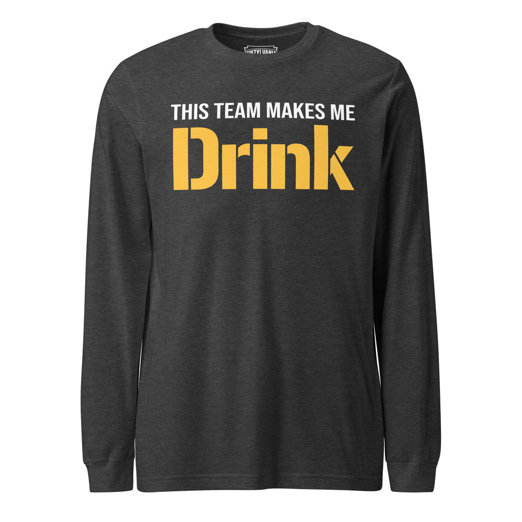 This Team Makes Me Drink - Football Edition | Long Sleeve product image 3