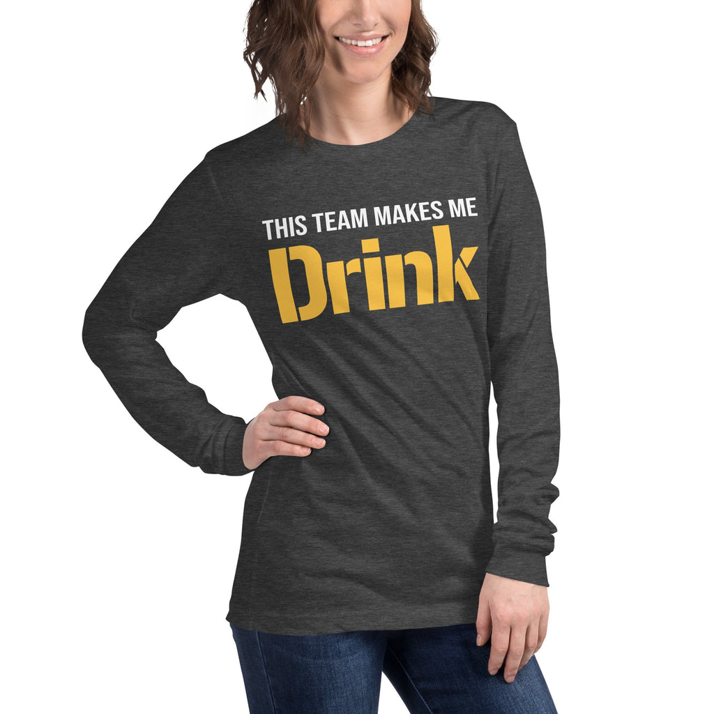 This Team Makes Me Drink - Football Edition | Long Sleeve product image 2