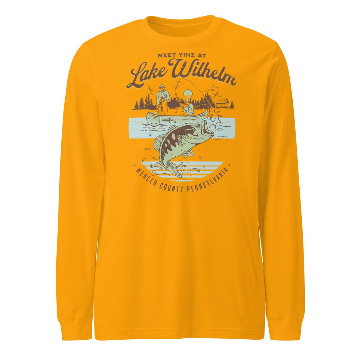 Meet Yinz at Lake Wilhelm | Long Sleeve Tee product image 1
