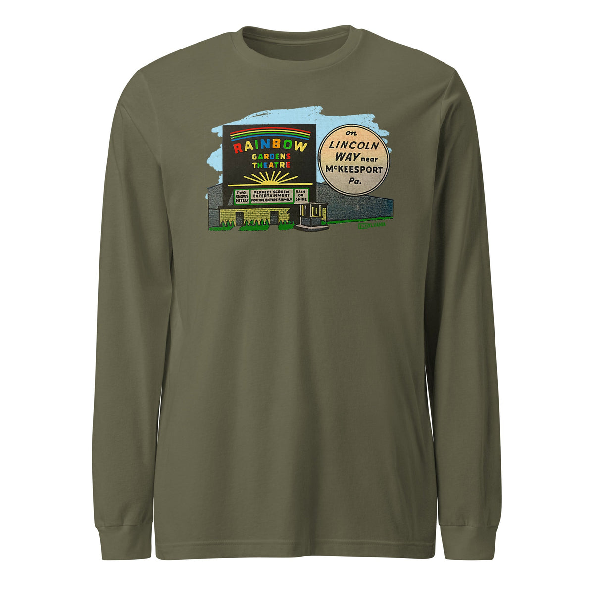 Rainbow Gardens - McKeesport, PA | Long Sleeve Tee product image 3