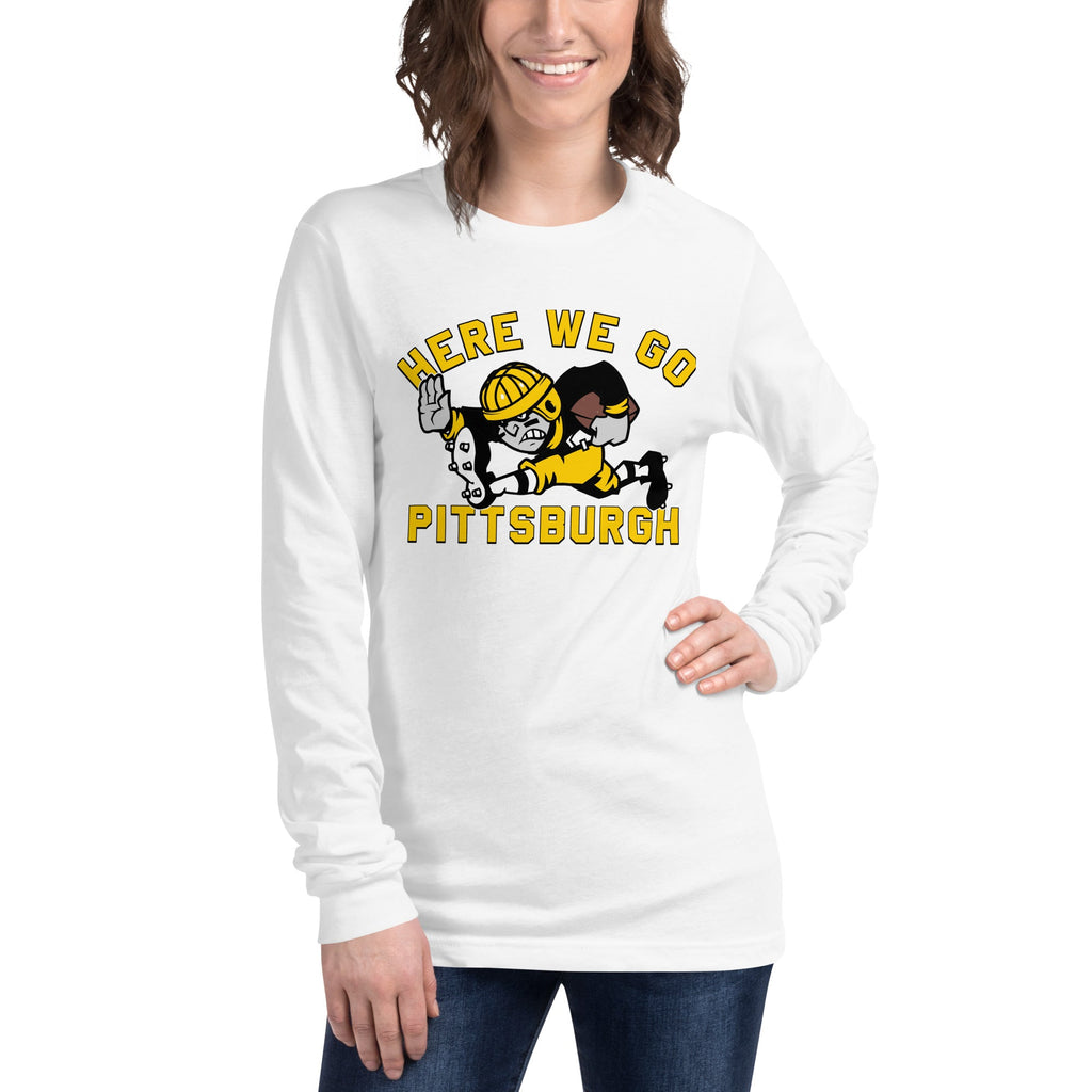 Here We Go Pittsburgh - Old School Football | Long Sleeve product image 2