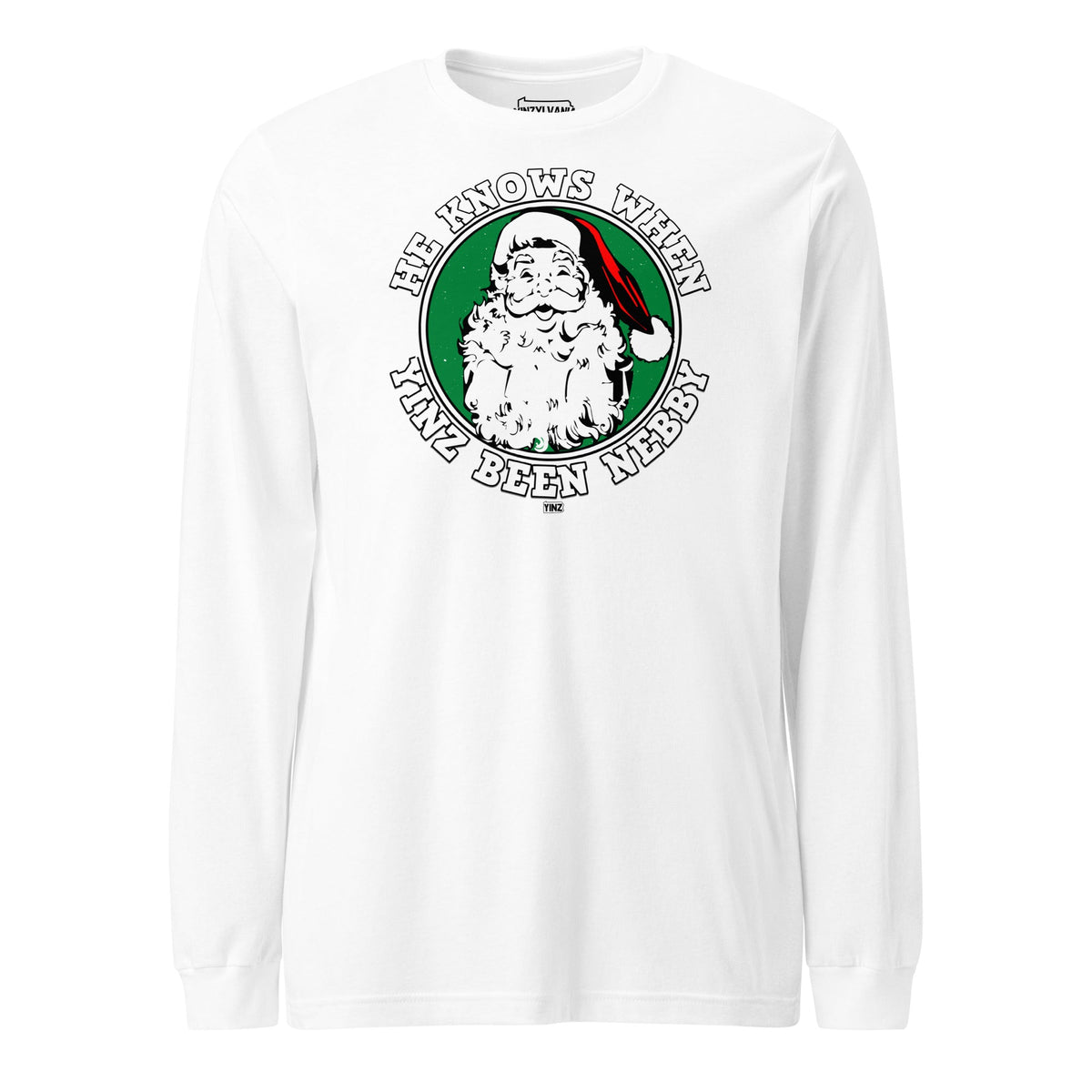 He Knows When Yinz Been Nebby | Long Sleeve Tee product image 7
